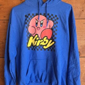 Blue Kirby (Nintendo) Used Kids Hoodie No Rips Nor Stains.